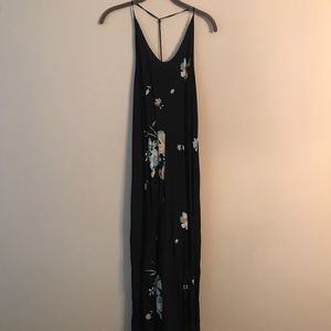 Reformation t-strap back jumpsuit